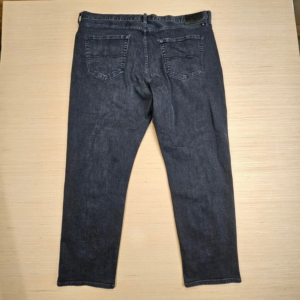 Lucky Brand Jeans Mens 42x30 Black 410 Athletic Slim Denim Pants Casual Comfort